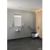Plaque de commande WC TEMPOMATIC bicommande pour WC inox, piles 6V Réf. 464006