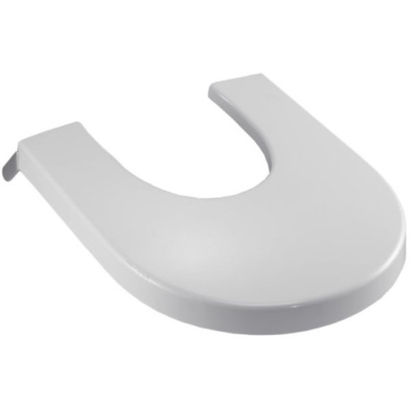 Couvercle Thermodur charnière métal inox pour bidet ODEON UP E4738, blanc Réf. E4744-00