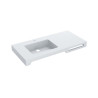 Lavabo PMR suspendu PMR Civit L Lisse 50x105 h9 Blanc pur mat Réf. WCIS0001