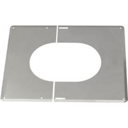 Accessoires opsinox plaque de finition 30° a 45° inox 230 réf. 482323