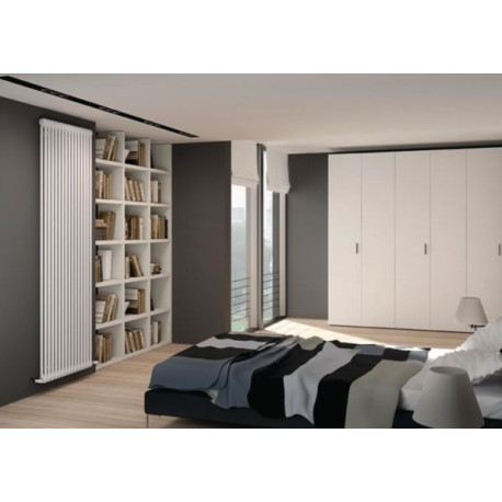 Radiateur eau chaude TESI 2 561W Noir Graphite H600 L585 Réf. RT206001318A402N01