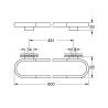 Barre porte-serviettes Selection Cool sunrise Réf. 41056GL0