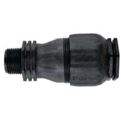 Raccord flexi adapter 20-27mm multi matériaux type 113 filetage 20x27 Réf : 8220004