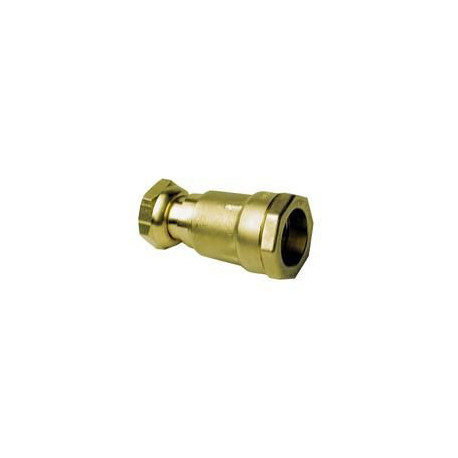 Raccord droit écrou prisonnier Type 109 Laiton diamètre : 20x27 DN : 25 réf. 581254