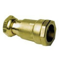 Raccord droit écrou prisonnier Type 109 Laiton diamètre : 20x27 DN : 25 réf. 581254