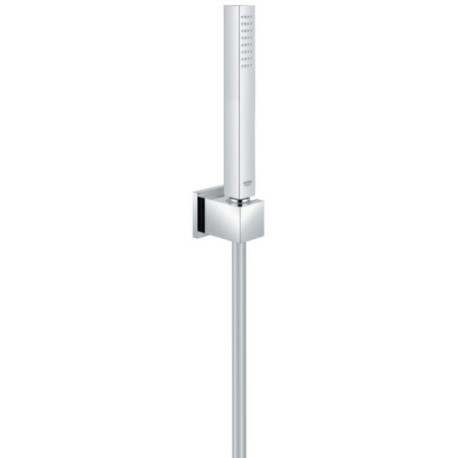 Ensemble de douche 1 jet avec support mural Euphoria Cube Stick Chromé 27703000