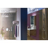 Ensemble de douche 1 jet avec support mural Euphoria Cube Stick Chromé 27703000