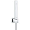 Ensemble de douche 1 jet avec support mural Euphoria Cube Stick Chromé 27703000