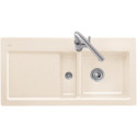 Evier égouttoir SUBWAY 60 à droite fossile ceramicplus réf. 677000KD