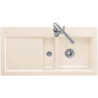 Evier égouttoir SUBWAY 60 à droite fossile ceramicplus réf. 677000KD