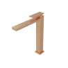 Mitigeur lavabo TABULA haut avec vidage Up & Down Or Rose Brossé Réf. TA22234P