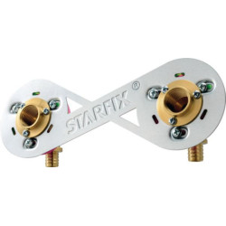 Raccords à glissement STARFIX Entraxe 150mm D12 réf 0250S