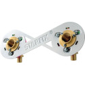 Raccords à glissement STARFIX Entraxe 150mm D12 réf 0250S