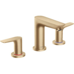 Talis E mélangeur de lavabo 150 3 trous avec tirette et vidage - finition bronze brossé Réf. 71733140