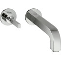 Façade mitigeur de lavabo Axor CITTERIO encastré avec bec long L 225 mm et rosaces, chromé réf. 39116000