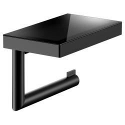 Porte-papier avec tablette en verre Noir Réf. 12873379000