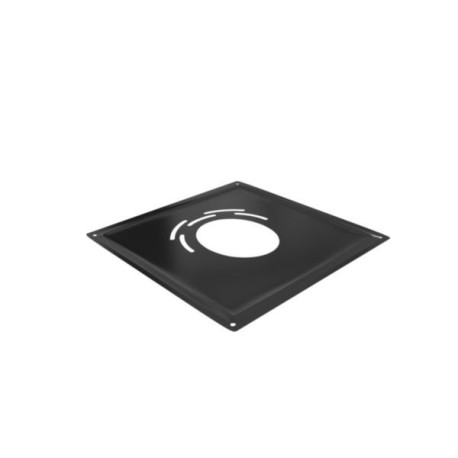 Plaque de liaison noire 125 - 131 pour adaptateur réf. 095125