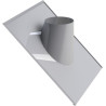 Solin inox 30 - 45° ardoise Duoten + collet 130 Réf 481885