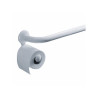 Dérouleur de papier WC pour barres aluminium, blanc réf. 049320