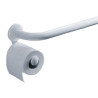 Dérouleur de papier WC pour barres aluminium, blanc réf. 049320