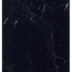 Système de panneaux muraux étanches Polyrey Nuance support composite profil rainure + languette - Marbre D'Ambria Noir M080 finition BRI - 260x60cm x 11,7mm