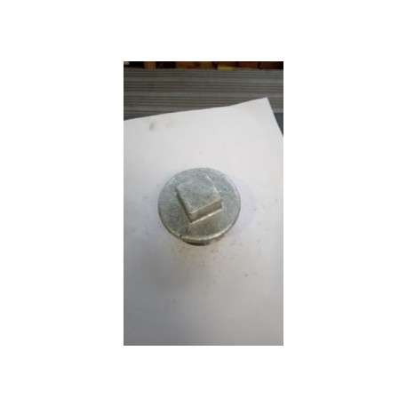 Bouchon 290 fonte malléable galvanisée mâle avec bourrelet 50x60  réf.290050G