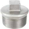 Bouchon 290 fonte malléable galvanisée mâle avec bourrelet 50x60  réf.290050G