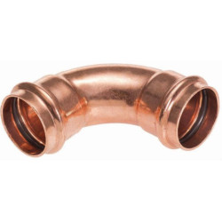 Coude 90 Altech à sertir cuivre femelle femelle diamètre 35 mm sachet de 1 pièce