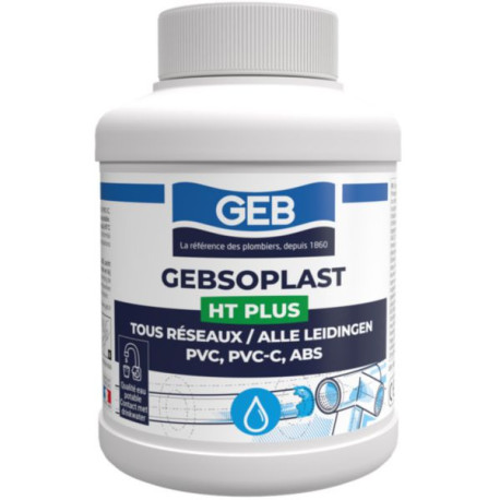 Gebsoplast HT plus pot plastique 250ml avec pinceau Réf. 504855