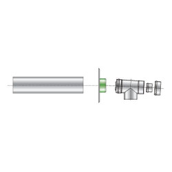 Kit de base PPS alu n°3 diamètre 60 / 100 mm colis DY702 réf. 84887702