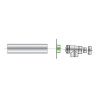 Kit de base PPS alu n°3 diamètre 60 / 100 mm colis DY702 réf. 84887702
