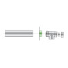 Kit de base PPS alu n°3 diamètre 60 / 100 mm colis DY702 réf. 84887702
