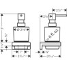 Distributeur de savon liquide AddStoris noir mat Réf. 41745670
