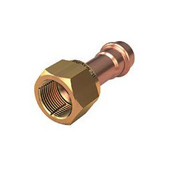 Raccord flare simple femelle 1/2 (sachet de 2 pièces)