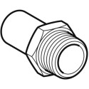 Jonction filetée avec extrémité à emboîter D22-15x21 Réf 21935