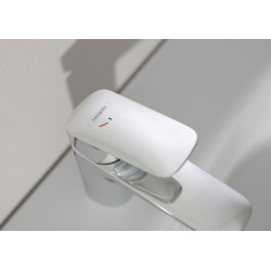 Mitigeur lavabo 100 LOGIS E CoolStart, avec tirette et vidage synthétique Chromé Réf.  71165000