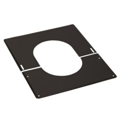 Accessoires opsinox plaque de finition 0° a 30° inox 200 noire réf. 482120