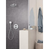 Ensemble douche de tête et bras 380 mm, 1 jet  Chromé REF.26668000
