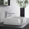 Mitigeur lavabo Vernis Shape  190 avec tirette et vidage synthétique Chromé Réf. 71562000