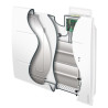 Radiateur électrique Oniris connecté pilotage intelligent  horizontal 1250W blanc Réf. 503912