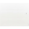 Radiateur électrique Oniris connecté pilotage intelligent  horizontal 1250W blanc Réf. 503912