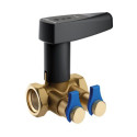 Vanne d'équilibrage Vertex statique FF Kvs 7,46 avec vidange DN25 réf. MN80597.708