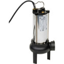 Pompe de relevage eaux chargées SEMISOM 490 M automatique alimentation électrique 230V - 1,1 kW - 7,3 A débit maxi 29 m³/h hauteur maxi de relevage 10 m livrée avec 10 m de câble Réf. 136073