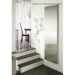 Radiateur électrique Acova Altima face lisse, sans régulation, puissance 1500W, hauteur 1942 mm, largeur 613 mm, Inox Patch 9533 Réf. TMH-150-060/NF-9533