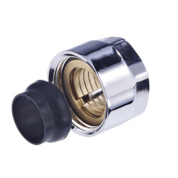 Raccord à compression pour tube métallique 3/4E-12 finition nickelé réf. 835912