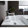 Mitigeur de lavabo HG Metropol 100 poignée manette bec court réf. 32500000