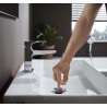 Mitigeur de lavabo HG Metropol 100 poignée manette bec court réf. 32500000