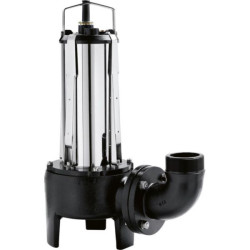 Pompe de relevage eaux chargées SEMISOM 754/65 TRI alimentation électrique 400V - 1,2 kW - 3,3 A débit maxi 42 m³/h hauteur maxi de relevage 7,3 m livrée avec 10 m de câble Réf. 132145