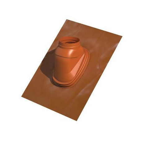 Solin plomb teinté ocre avec rotule 25° à 45° réf. 172022