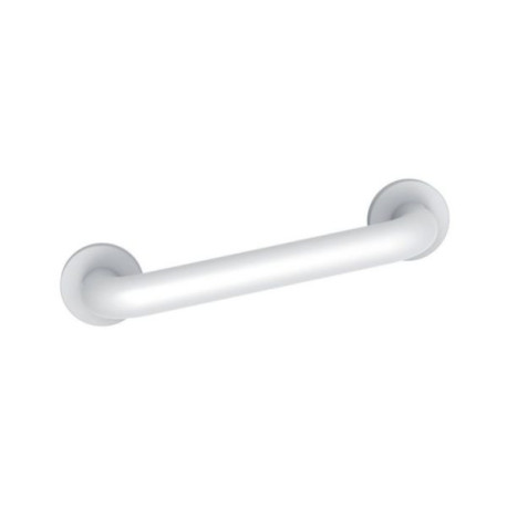 Poignée de maintien 300 mm en nylon, tube D 34 mm, avec noyau continu en acier anti-corrosif, équipée d'un manchon à surface structurée dans les zones d'appui, ou avec tube lisse, avec ou sans joints intermédiaires réf. 0453090019